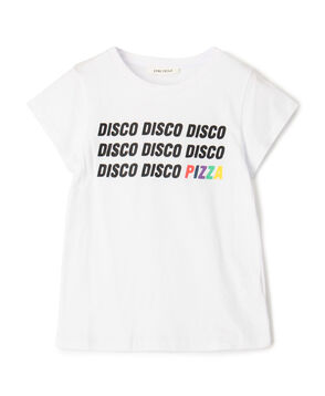 ETRE CECIL DISCO PIZZA CAP SLEEVE Tシャツ