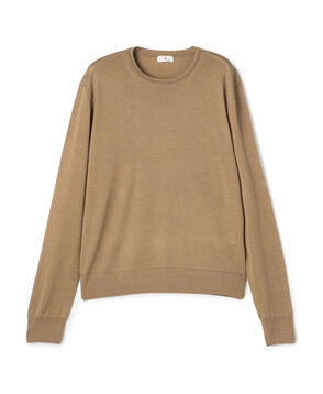 カシミヤシルク クルーネックプルオーバー