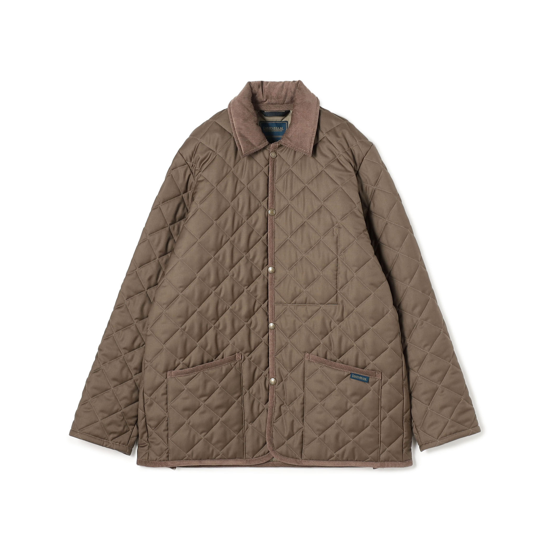 別注】LAVENHAM DENHAM ウールキルティングブルゾン V.B.CANONICO