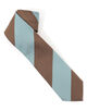 STEFANI BIGI シルクコットン ブロックストライプ（ワイドピッチストライプ） ネクタイ