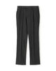 ウールコットン ダブルジャガード ノープリーツシャーリングパンツ