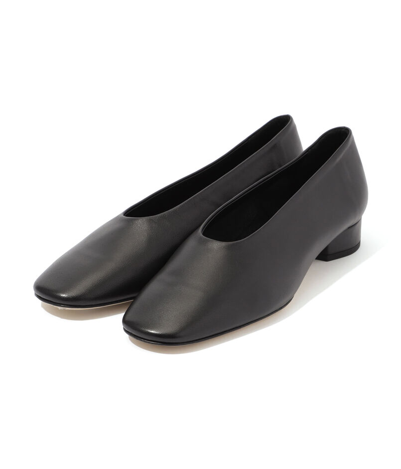 Aeyde DELIA ナッパレザー ローヒールパンプス