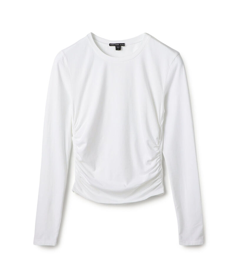 コットンポリエステルジャージー サイドシャーリングTシャツ WMTP3232