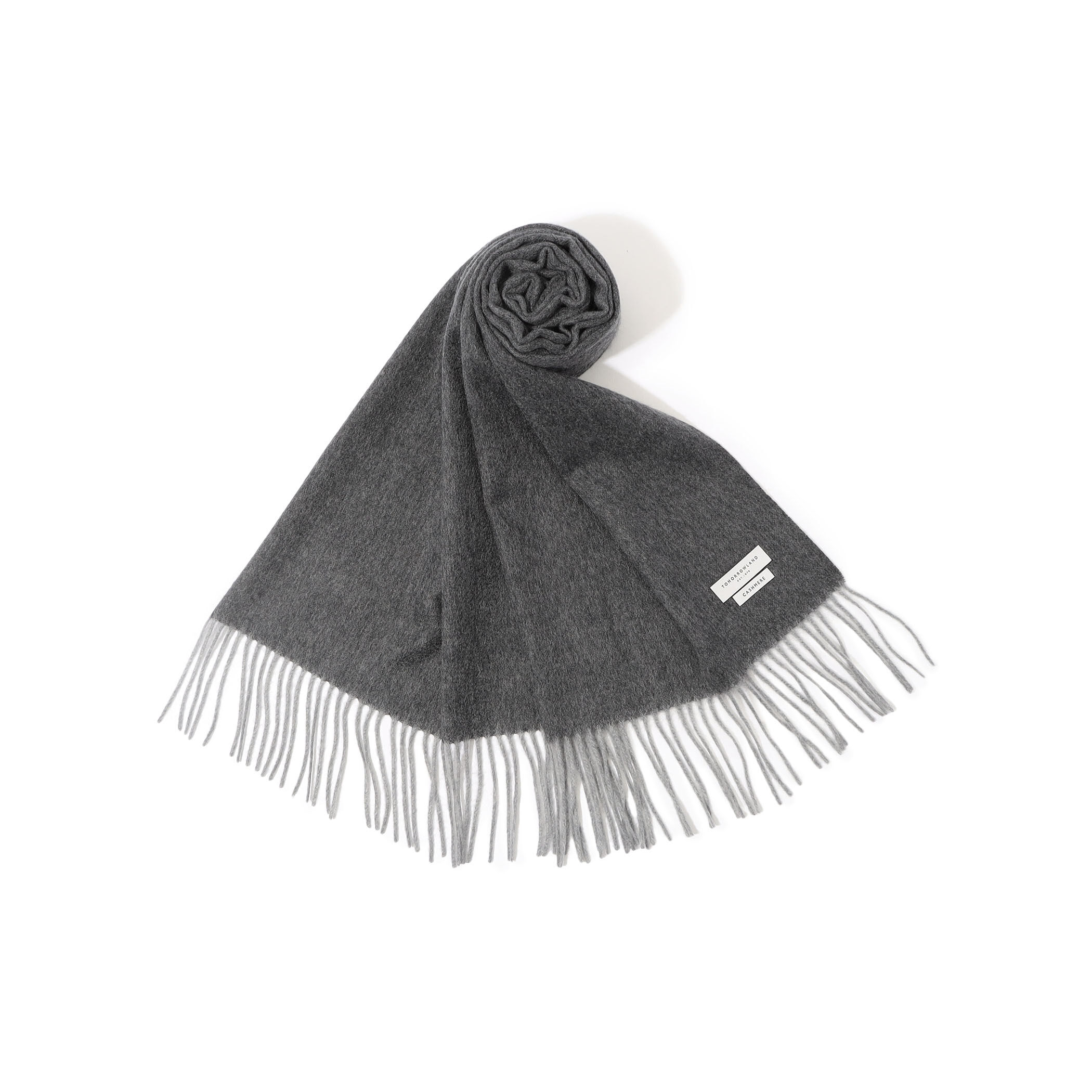 TOMORROWLAND カシミヤ シングルリバー ソリッドマフラー