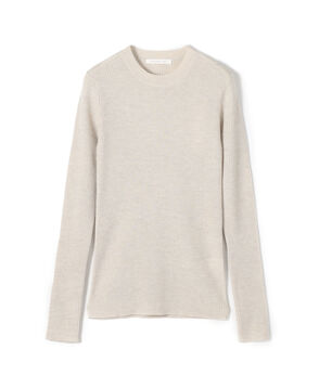 プルミエールウールリブ クルーネックプルオーバー
