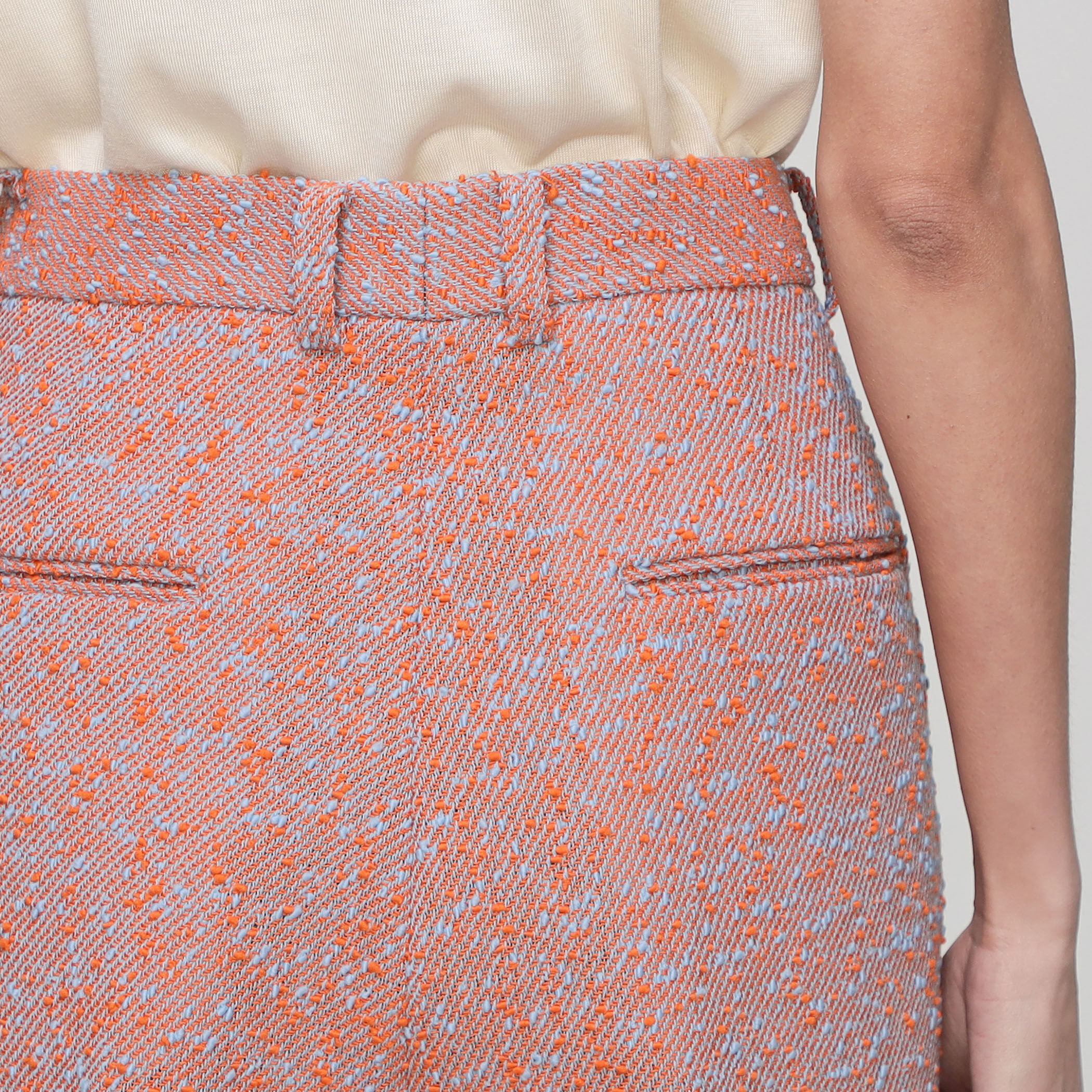 ネップツイード 1タックワイドパンツ｜トゥモローランド 公式通販