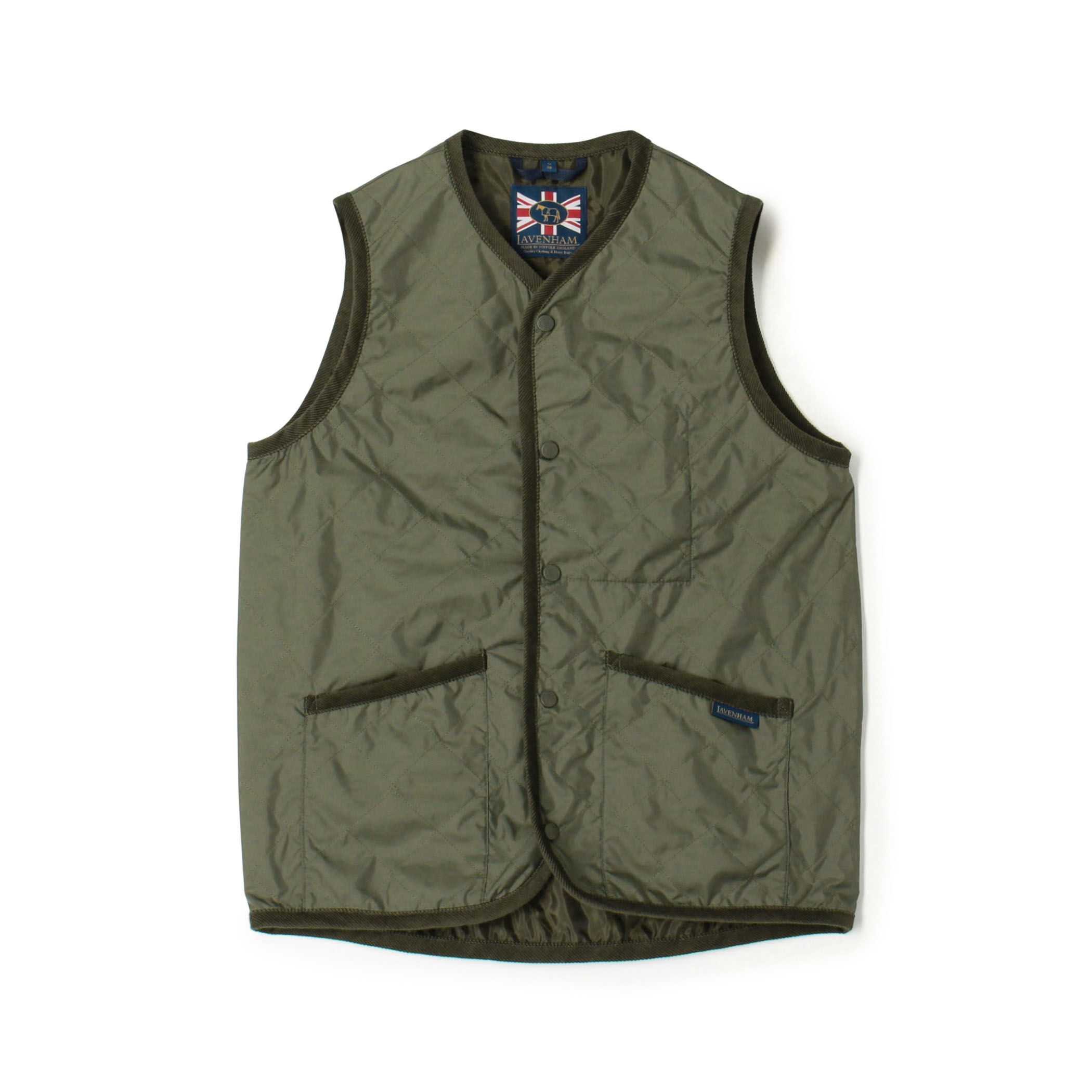 LAVENHAM UNWADDED THORNHAM ポリエステルベスト