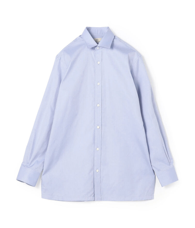 140/2コットンツイル ショートポインテッドレギュラーカラーシャツ