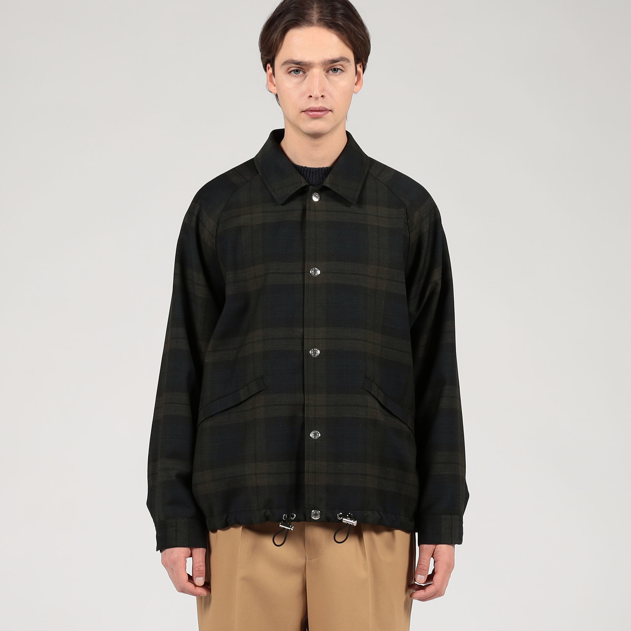 【ラッピング無料】 別注】MACKINTOSH ショートブルゾン ウール CARRON ジャケット・アウター