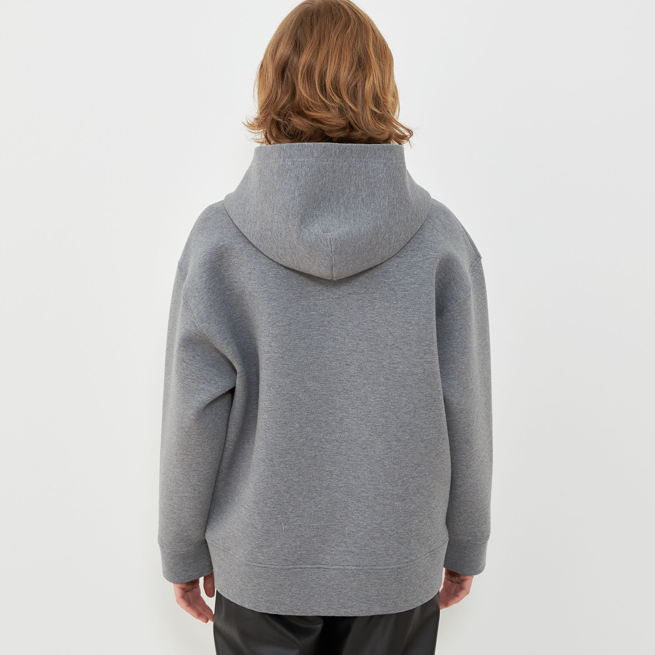 louloute hooted knit ルルットフーテッドニット　ブルゾン シャギー襟ジップアップニットブルゾン（ブルゾン）｜leune