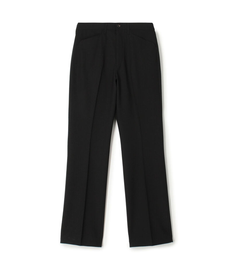 ポリエステルウール Lポケットフレアパンツ