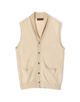 ティントリネン Vネックニットベスト