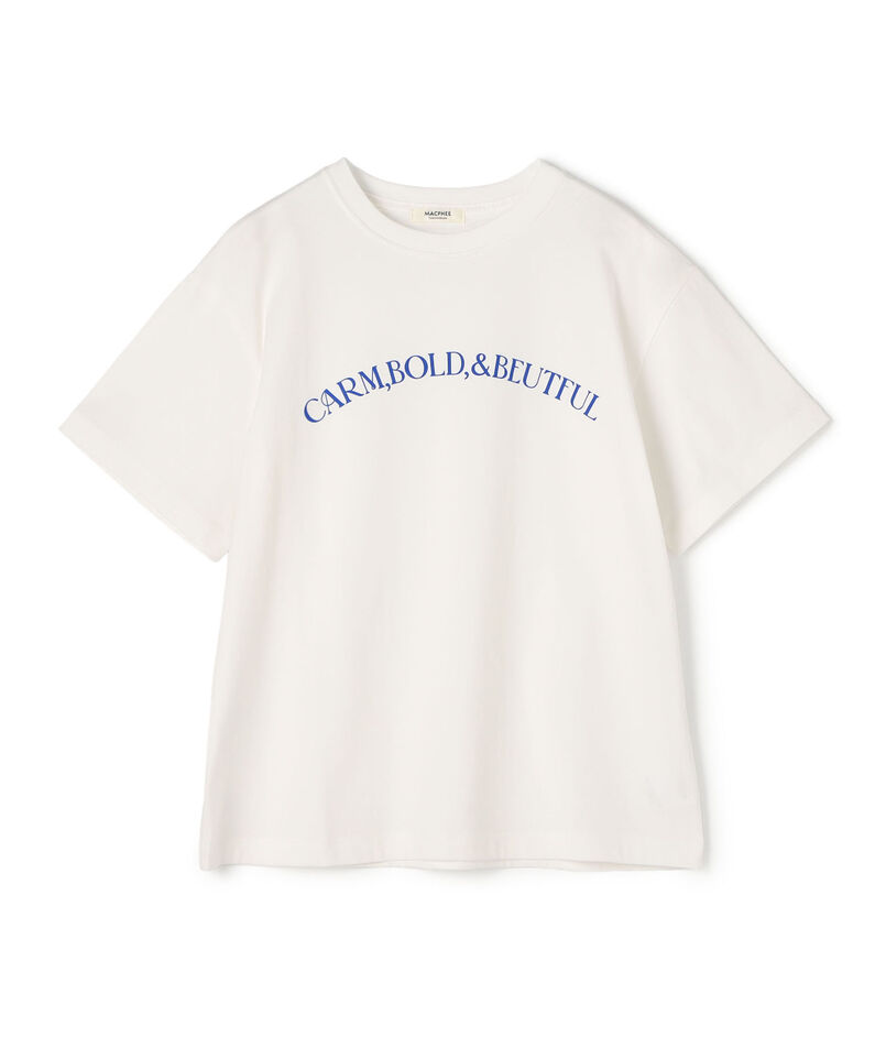 コットンロゴプリント Tシャツ