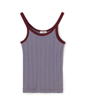 シルキーボーダー キャミソール