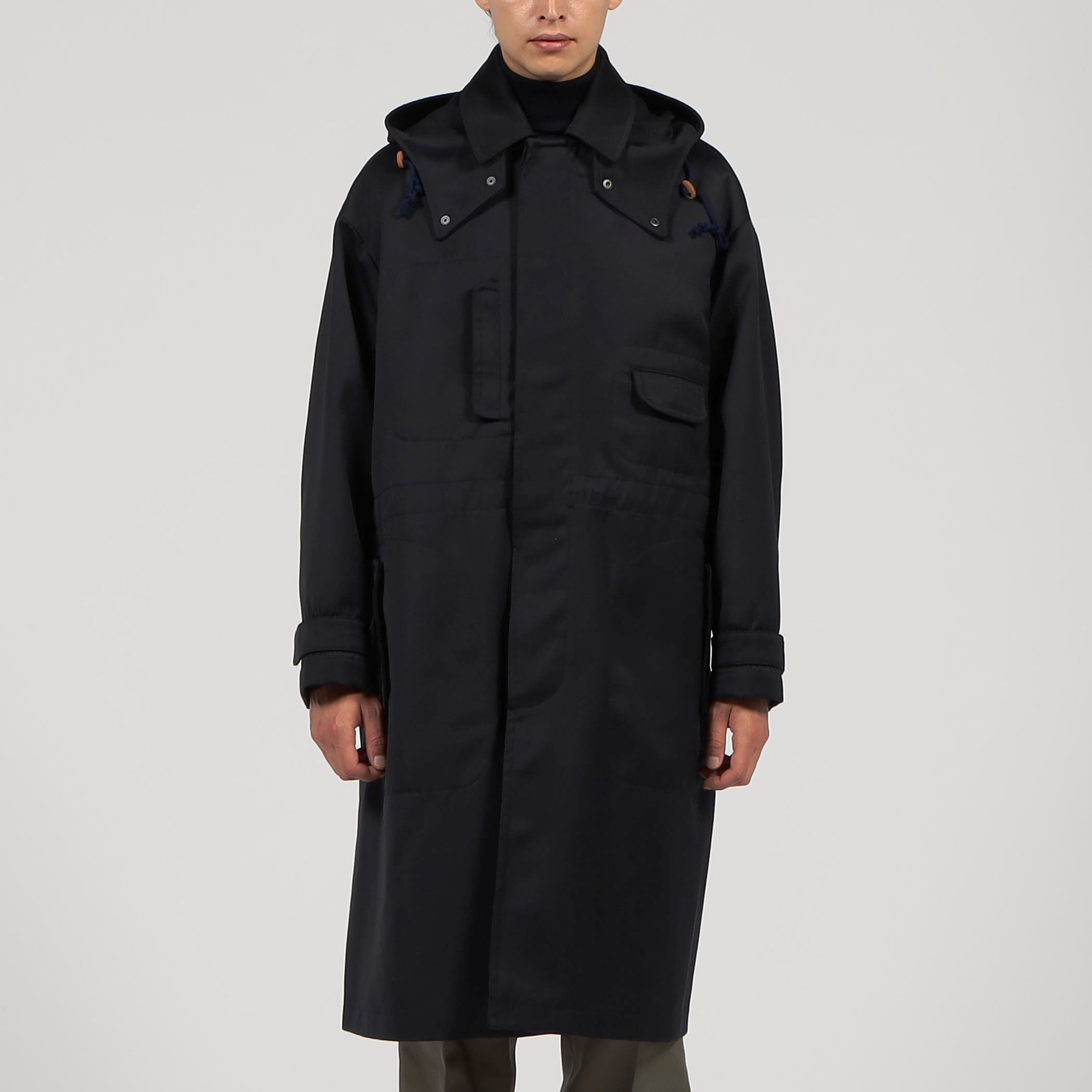 □ウールコットン ステンカラーコート｜トゥモローランド 公式通販