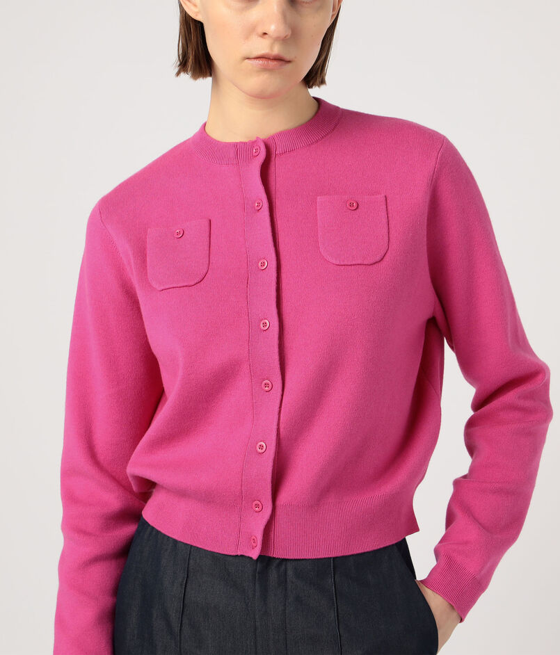 CABaN コットンカシミヤ クルーネックカーディガン｜トゥモローランド 