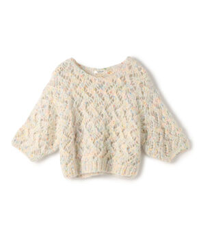 カラーハンドハーフスリーブプルオーバー