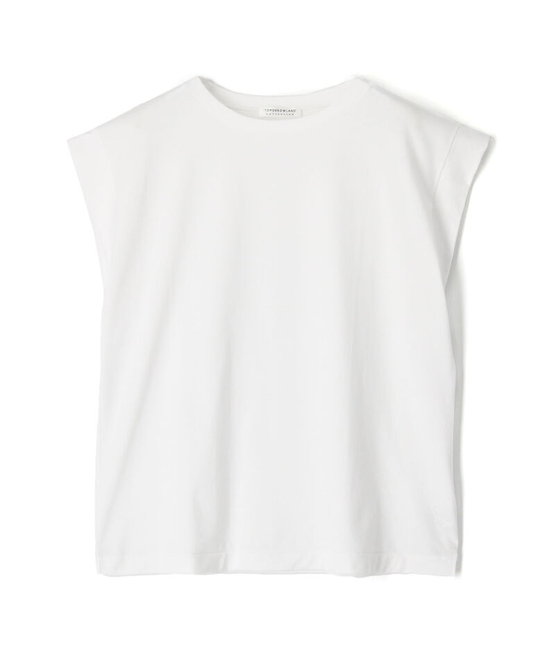 スーピマコットンジャージー フレンチスリーブプルオーバー