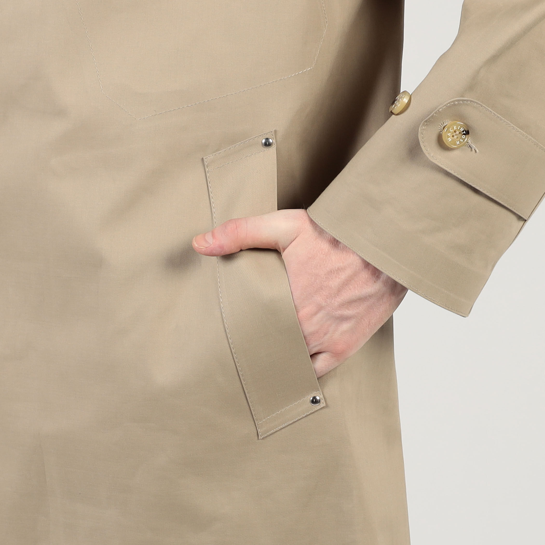 MACKINTOSH GILSTON ゴム引き バイカーズコート｜トゥモローランド