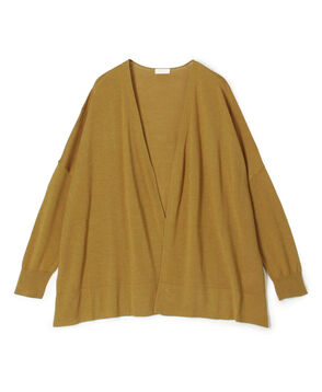 エヴァーシルク ワイドカーディガン