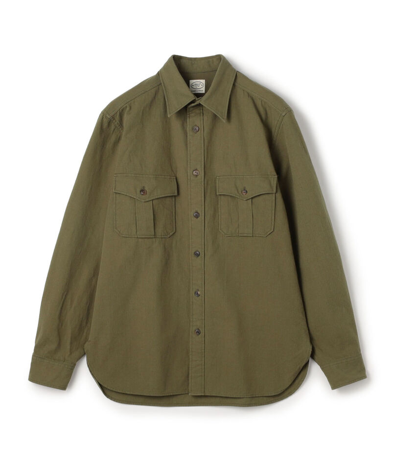 コットンヘンプチノ サファリシャツ