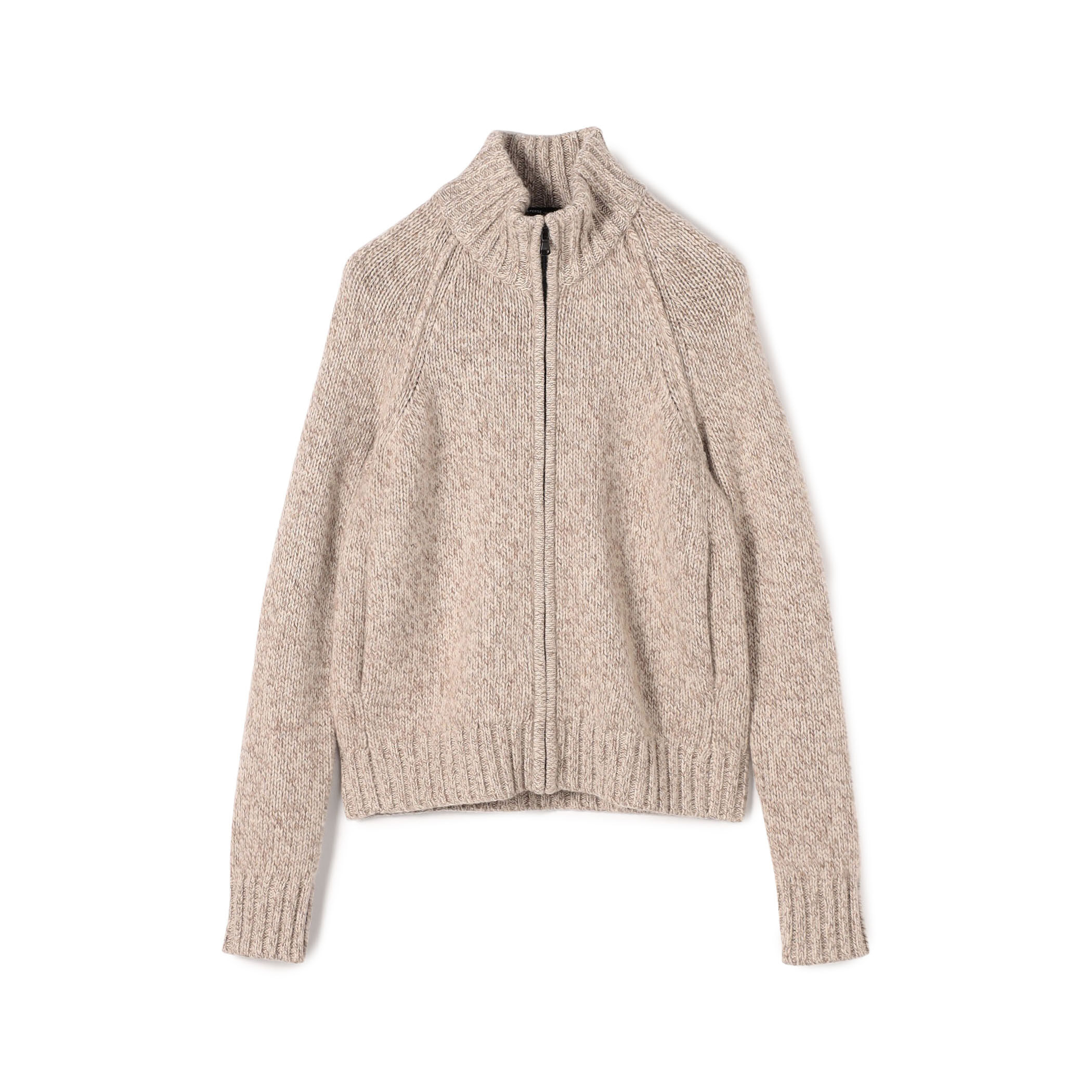 リサイクルカシミヤ ジップアップカーディガン MRBC2174