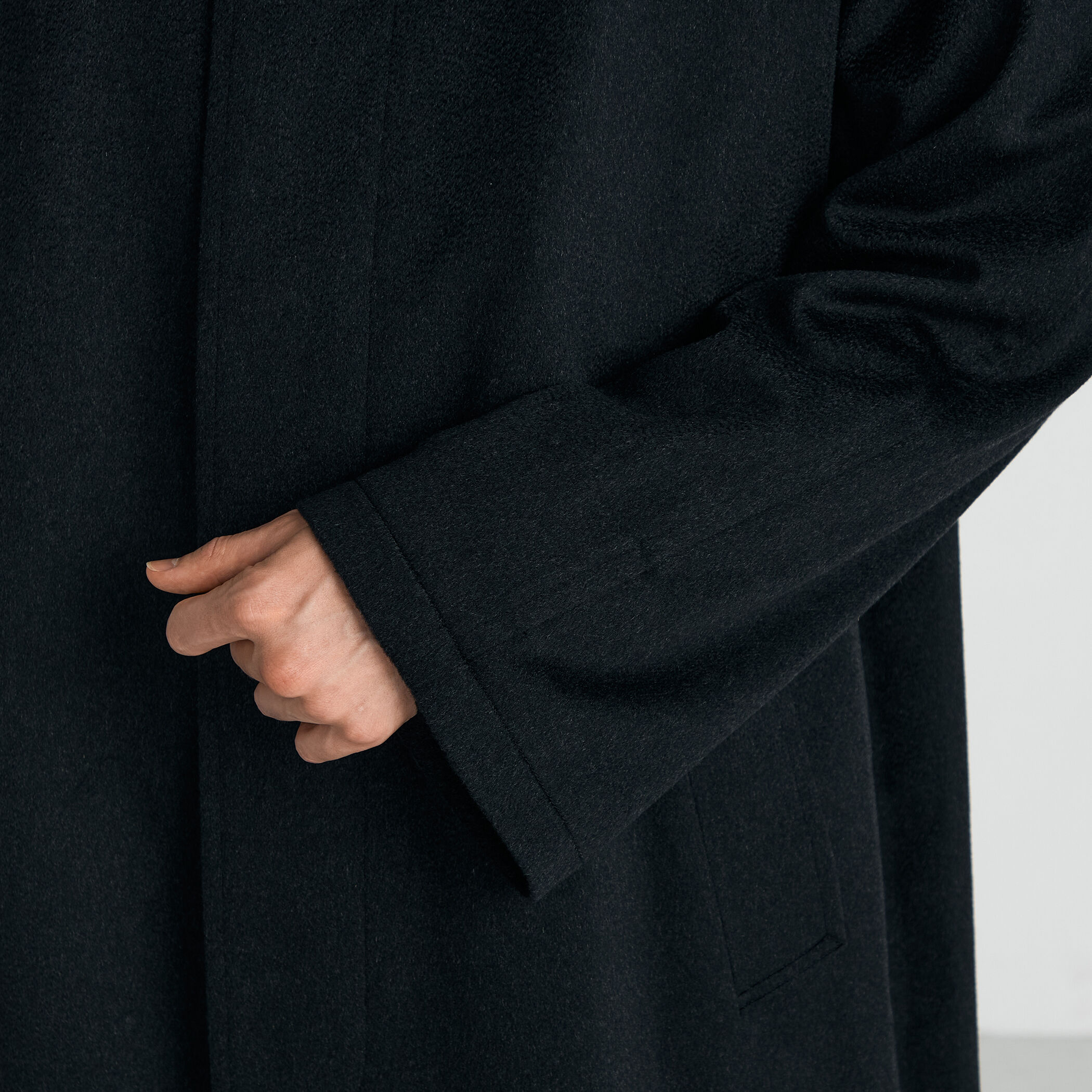 カシミヤ ステンカラーコート｜トゥモローランド 公式通販