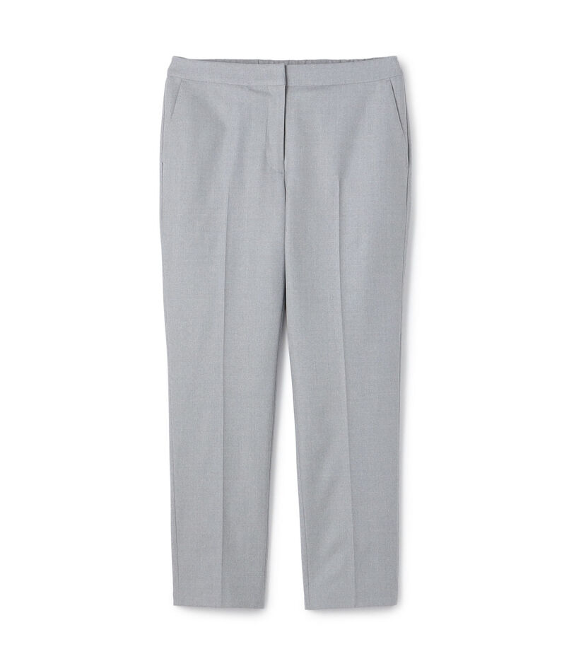フランネルウールストレッチ シガレットパンツ