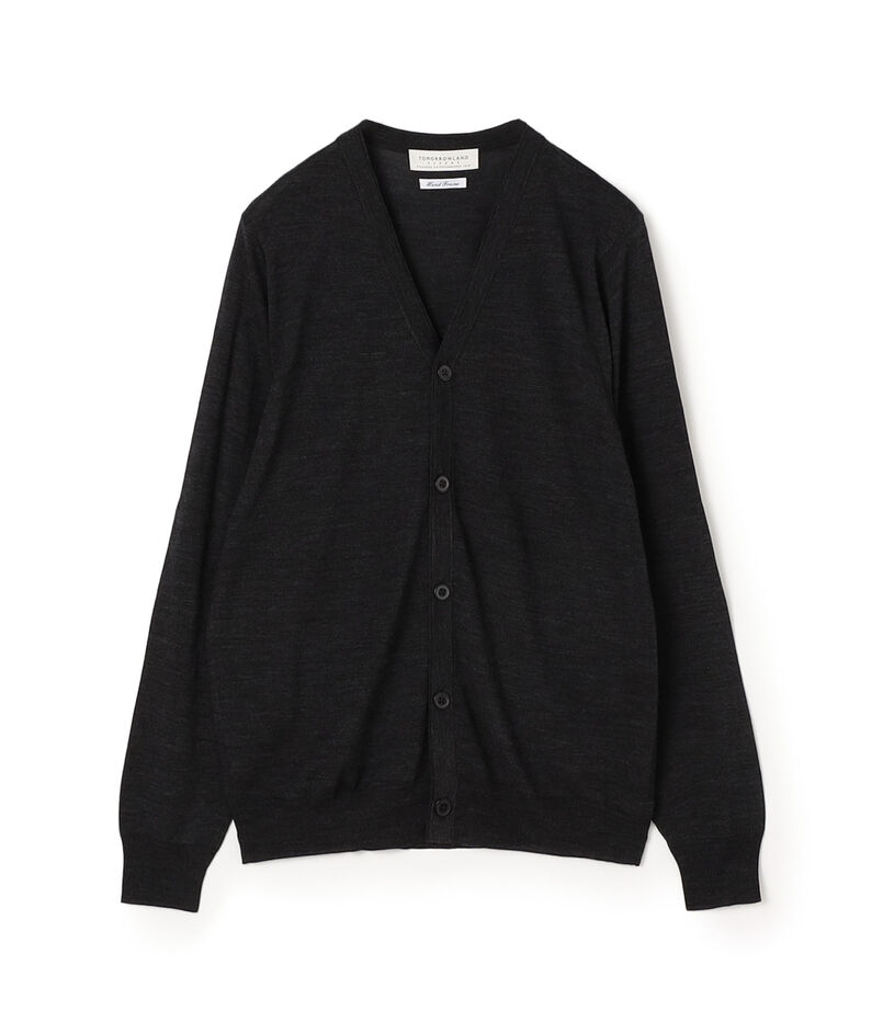 TOMORROWLAND tricot スーパーファインメリノウール Vネックカーディガン S-WOOL