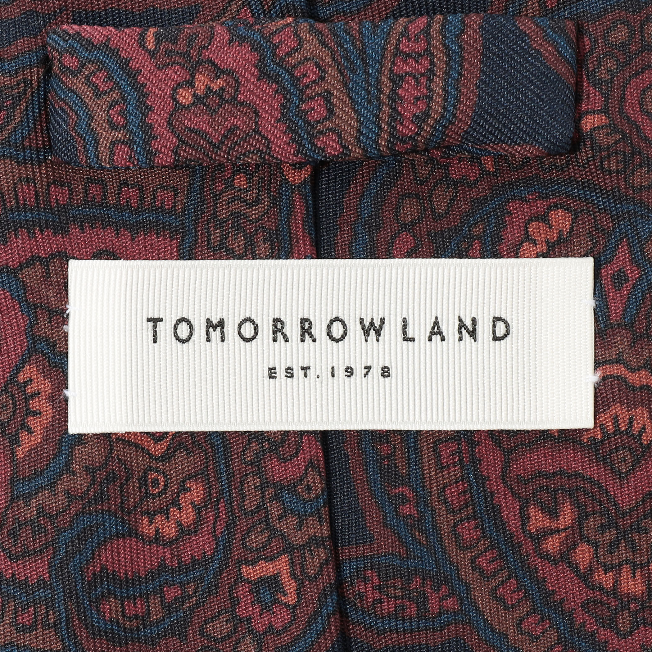 TOMORROWLAND シルク ペイズリーネクタイ｜トゥモローランド 公式サイト