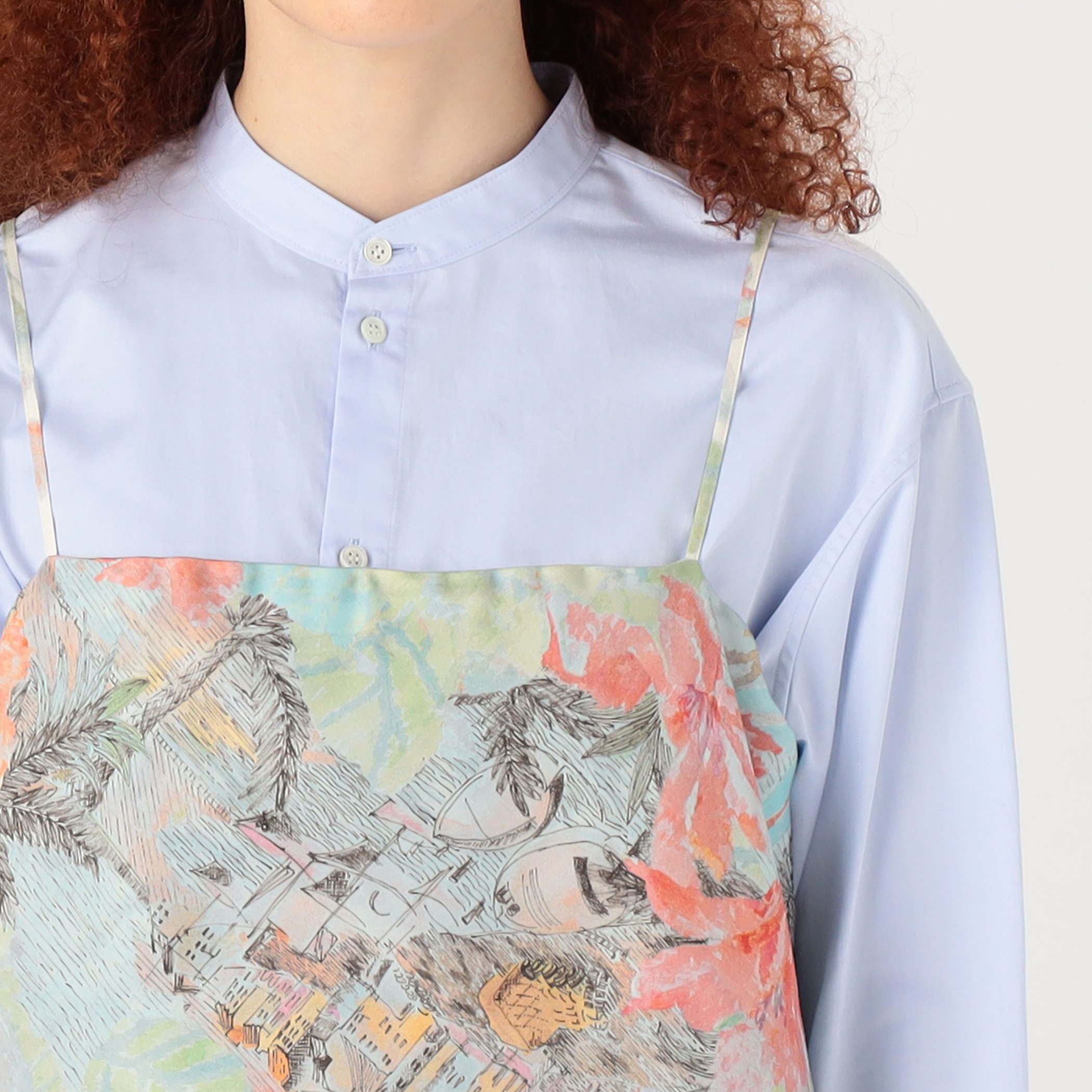 トゥモローランド MACPHEE リゾートプリントブラウス 38 フロッキーレース ハーフスリーブブラウス｜トゥモローランド 公式通販