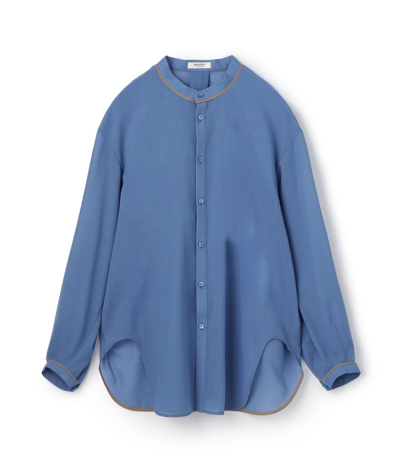 ポリエステルウールボイル チュニックブラウス