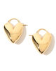 R.ALAGAN TINY PUFFY HEART HOOPS ピアス