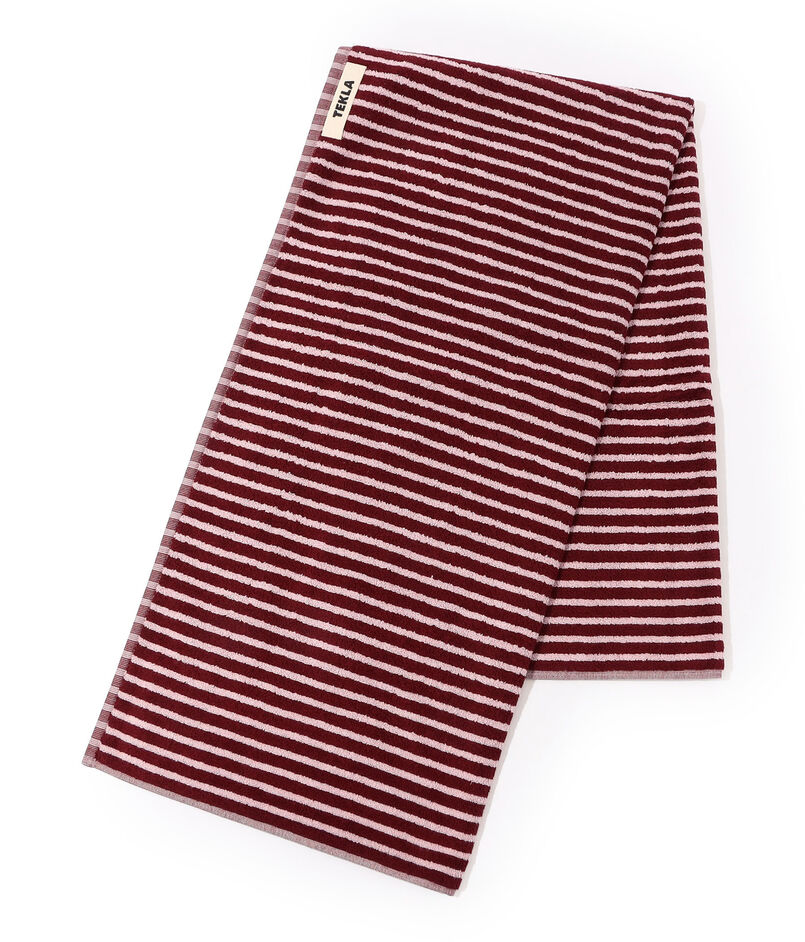 TEKLA オーガニックコットン バスタオル ストライプ 70&times;140