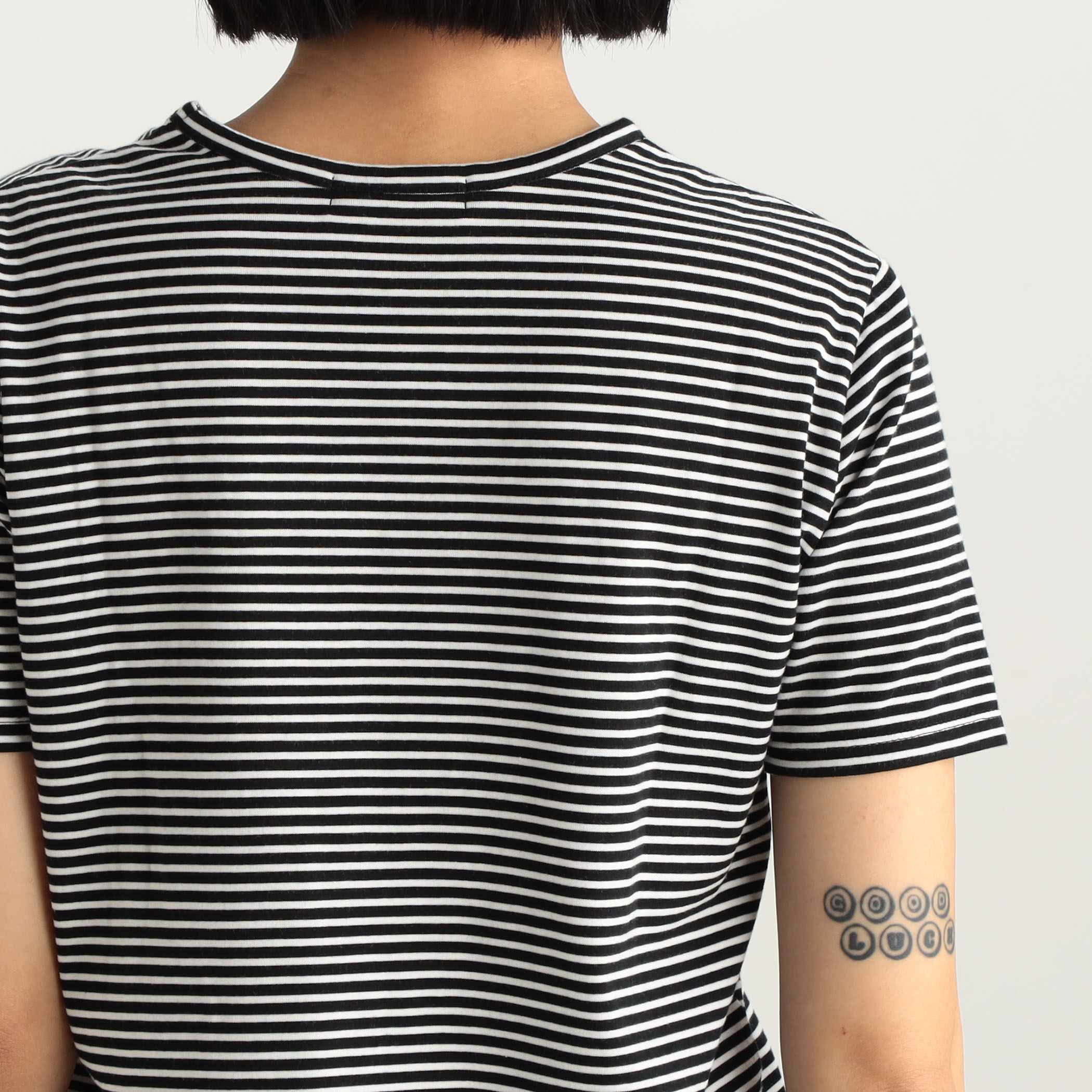 フェード加工 ハーフスリーブ ボーダー Tシャツ ADAM ET ROPE'｜フェード加工 ハーフスリーブ ボーダー Tシャツ