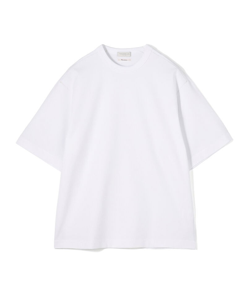 【接触冷感・吸水速乾】コットンポリエステルポンチ クルーネックTシャツ