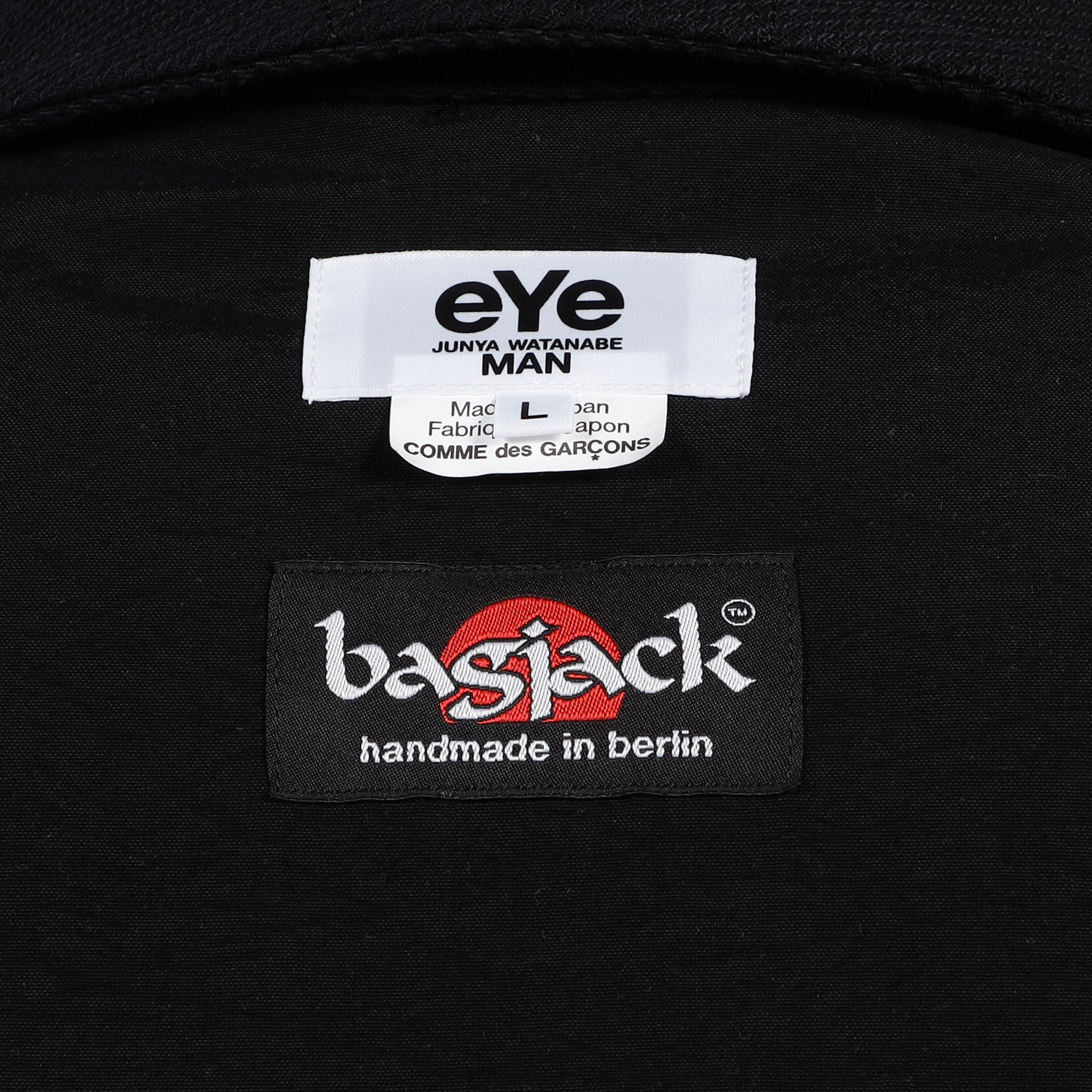 『希少』　eYe JUNYA WATANABE MAN ラグラン　白× 黒　M eye JUNYA WATANABE MAN × JUNYA WATANABE MAN × LEVI'S(アイ