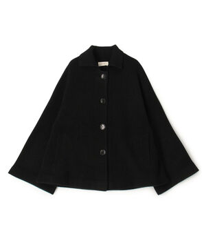 ライトウールニット ステンカラーコート