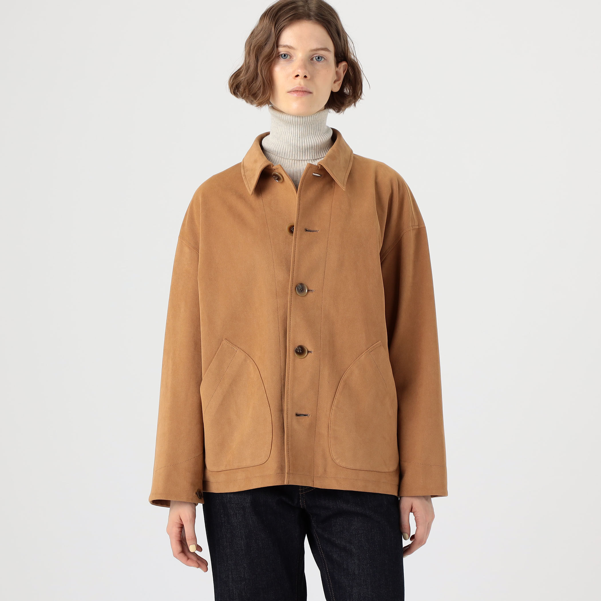 フェイクスエード カバーオール｜トゥモローランド 公式通販