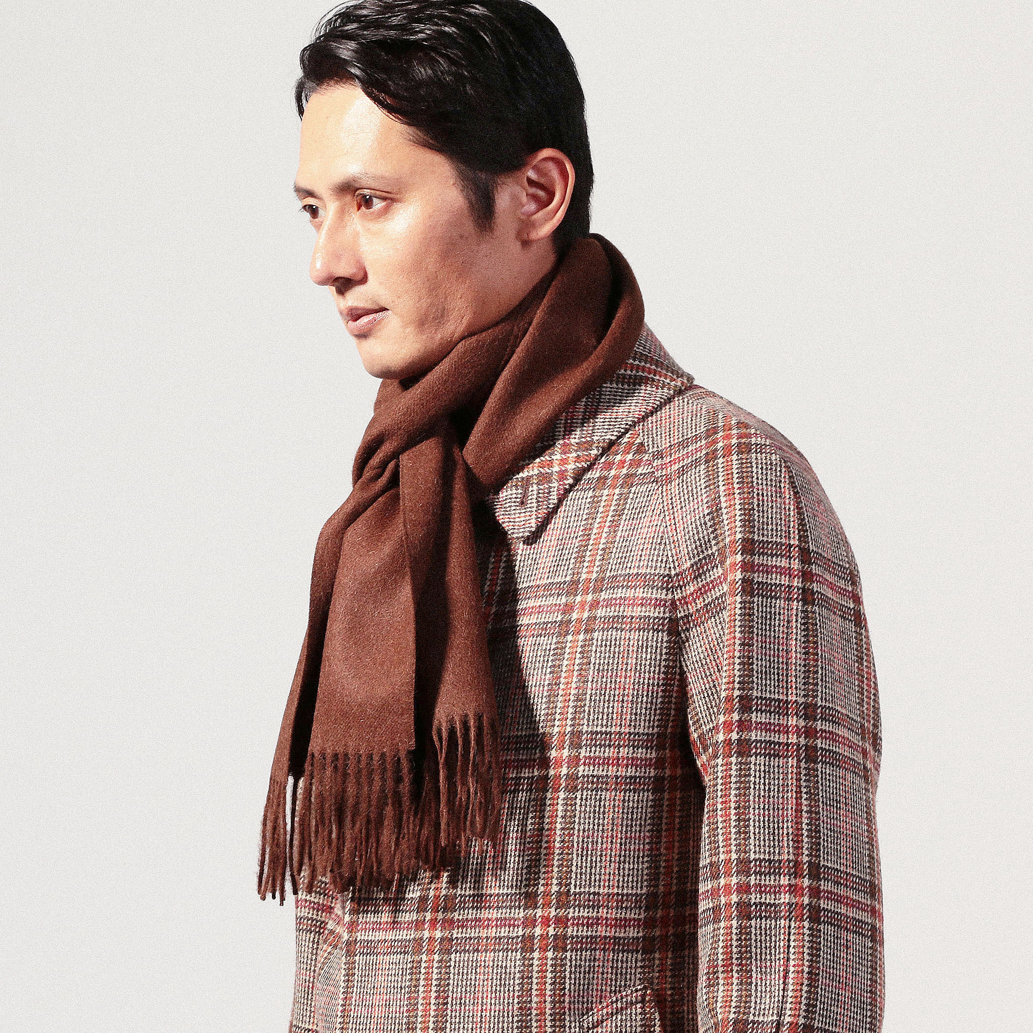 THE INOUE BROTHERS Brushed Scarf アルパカ マフラー