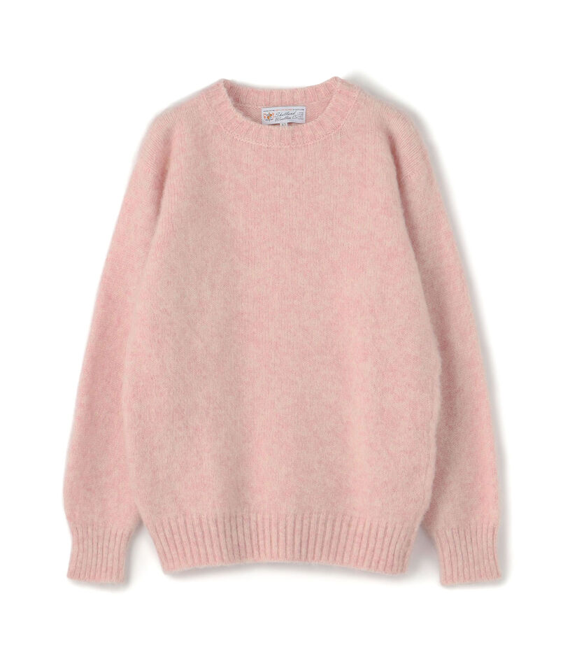 SHETLAND WOOLLEN CO. CREW NECK KNIT ウール クルーネックニットプルオーバー