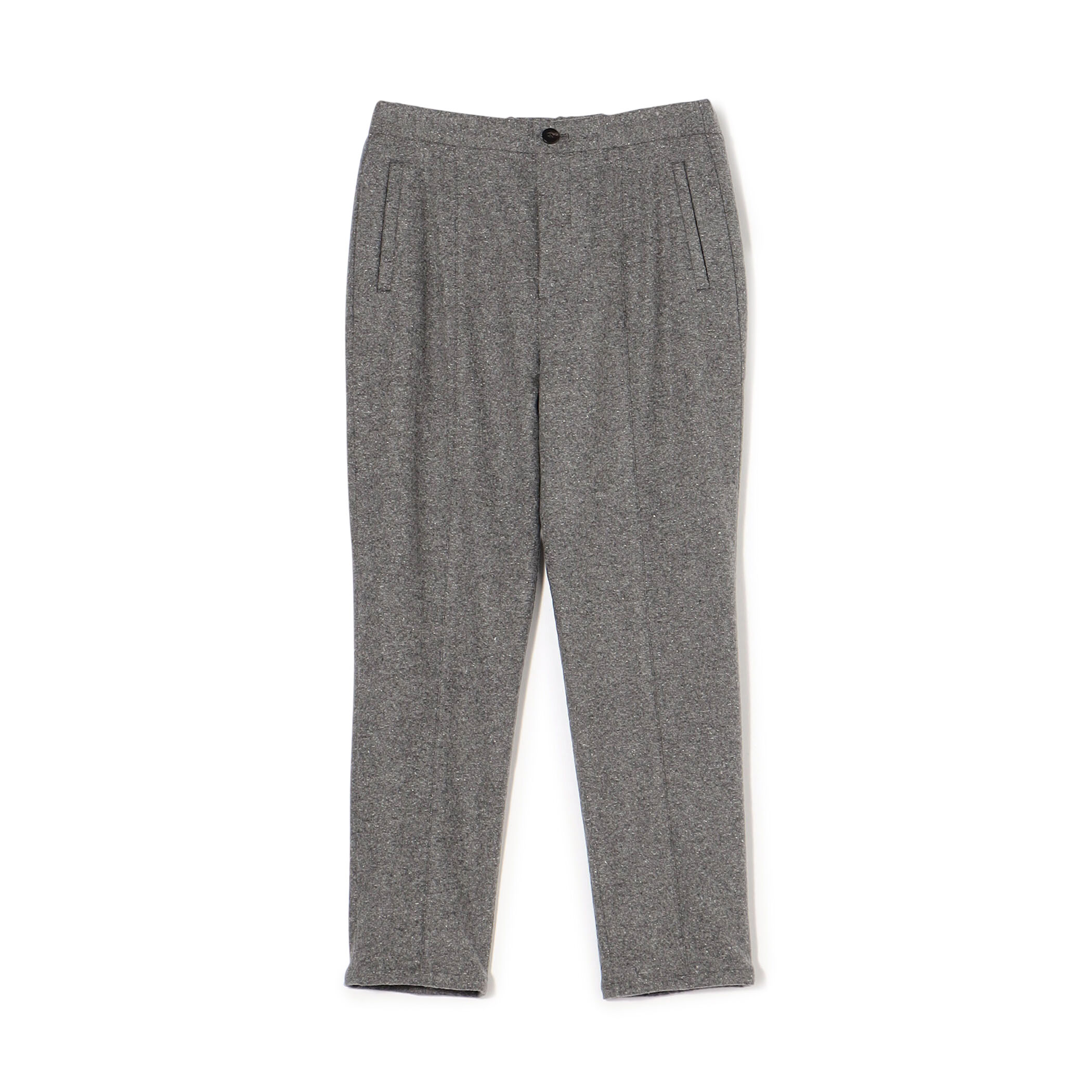 トゥモローランド 水色 テーバード パンツ 40 セール ウールフランネルストレッチ イージーテーパードパンツ