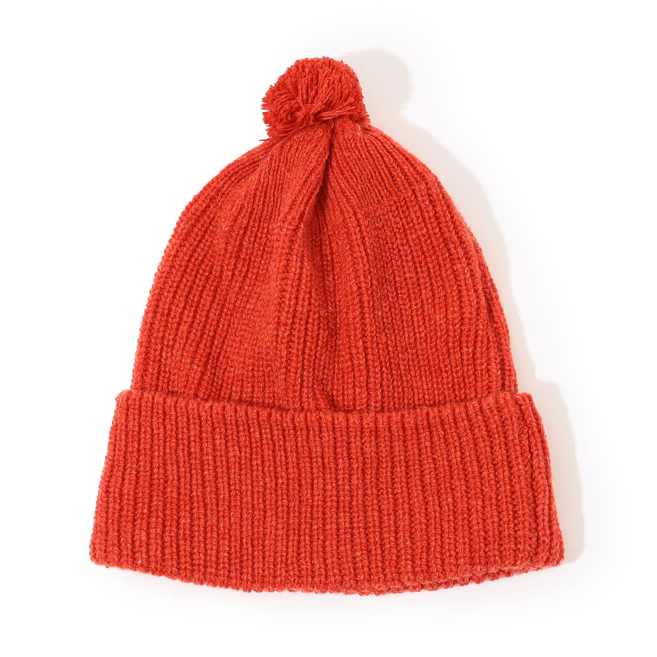 HIGHLAND2000 HC BOB CAP WITH POMPOM カシミヤニットキャップ