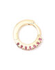 Otiumberg. Small Raspberry Ruby 片耳ピアス