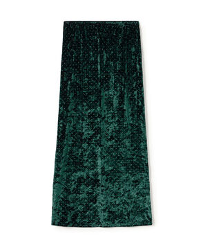 SIMONE WILD STUD VELVET  LONG SKIRT ベルベットスカート