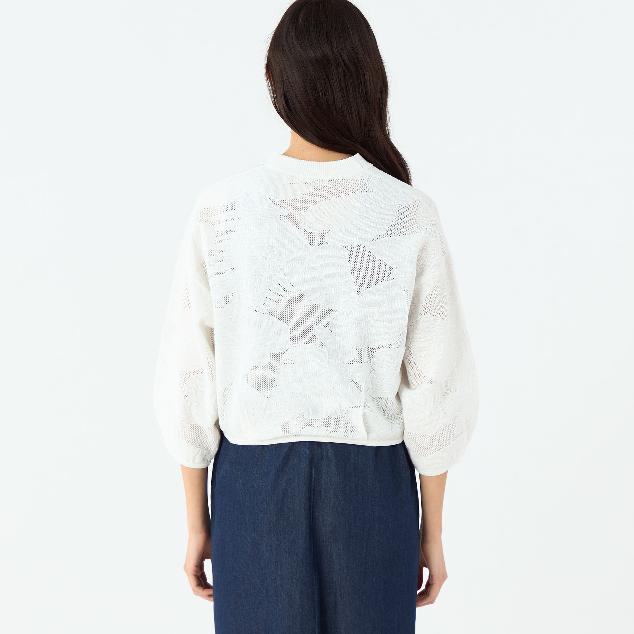 PleatsPlease ジップアップ　メッシュカーディガン PAGEBOY カーディガン ZIPメッシュカーディガン レディース