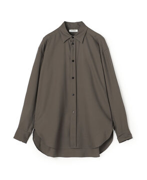 Super120'sウォッシャブルウール リラックスシャツ