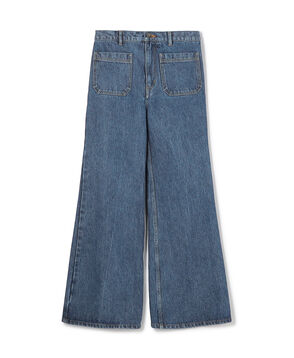 ハイデンシティーデニム フレアパンツ