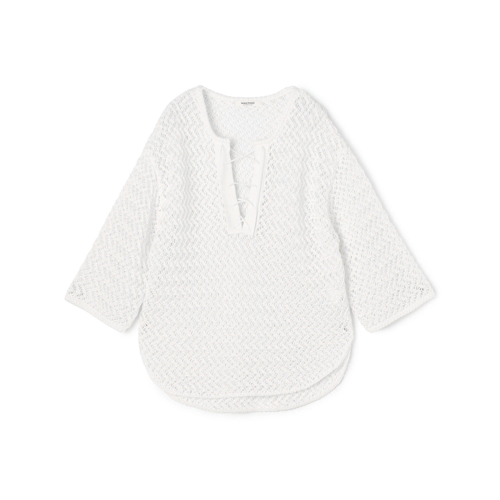 MACPHEE トップス　トゥモローランド　レース網トップス MACPHEE トップス トゥモローランド レース網トップス 【公式通販】