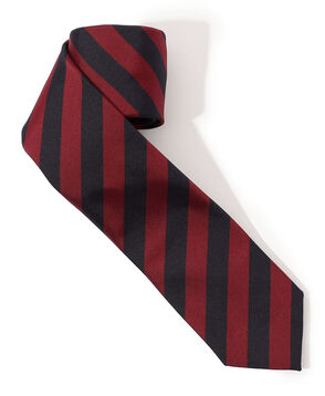 TOMORROWLAND シルク レジメンタルストライプ ナローネクタイ